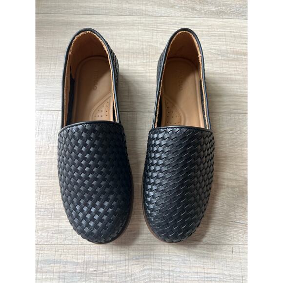 Nisolo Woven Alejandro Slip On shoes size 8.5 black display picture 1